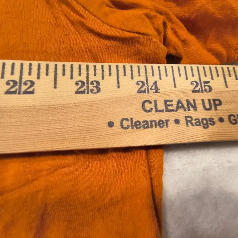 The North Face Casual Crew Neck Graphic T-Shirt Mens Size Extra Large XL Orange
